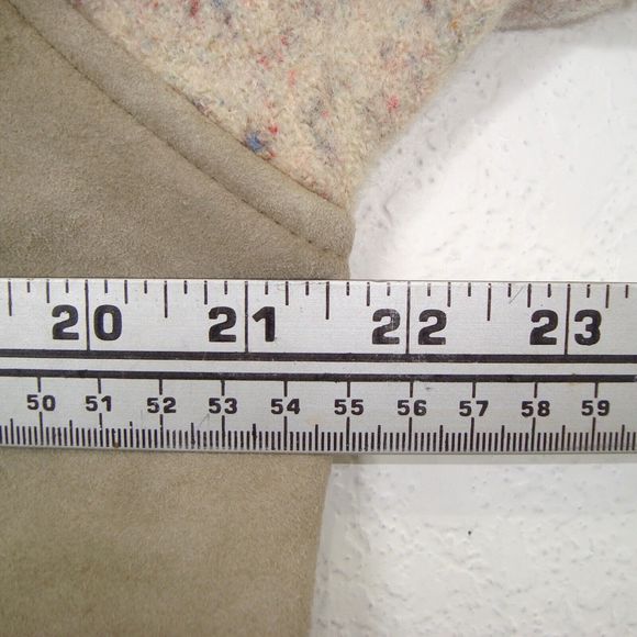 Kitz-Pichler BOHO Wool Leather Suede  Embroidered Braided Trim Jacket Size 14 - Picture 5 of 15